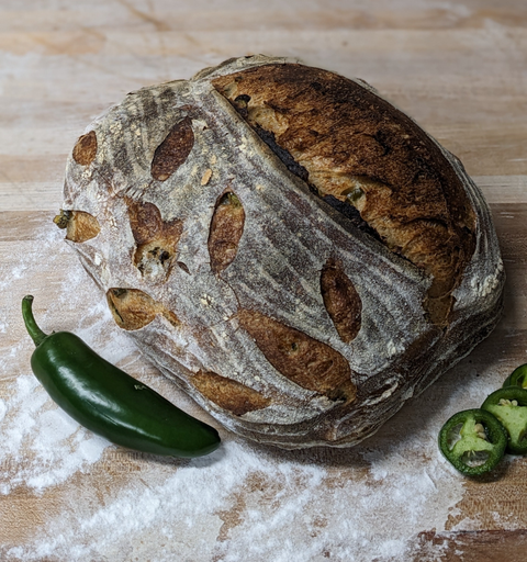 Jalapeno Sourdough Loaf
