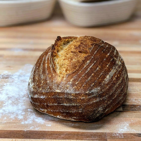 Whole Wheat Sourdough Loaf